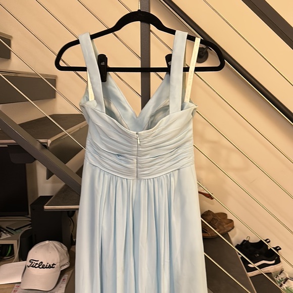 Bill Levkoff Blue Bridesmaid Dress - Picture 6 of 8